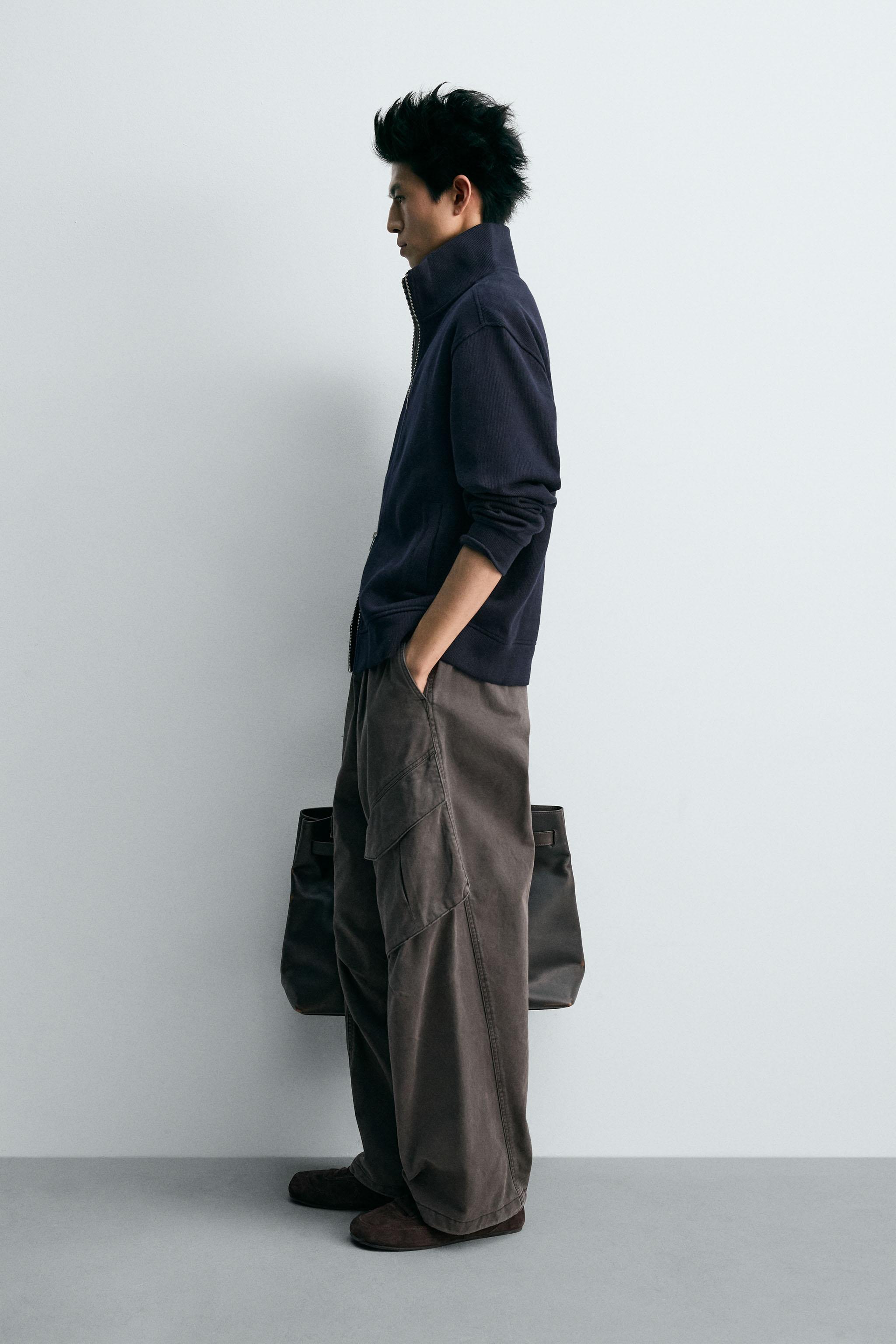 インターロックリブ編みジャケット - ブラック | ZARA Japan / 日本
