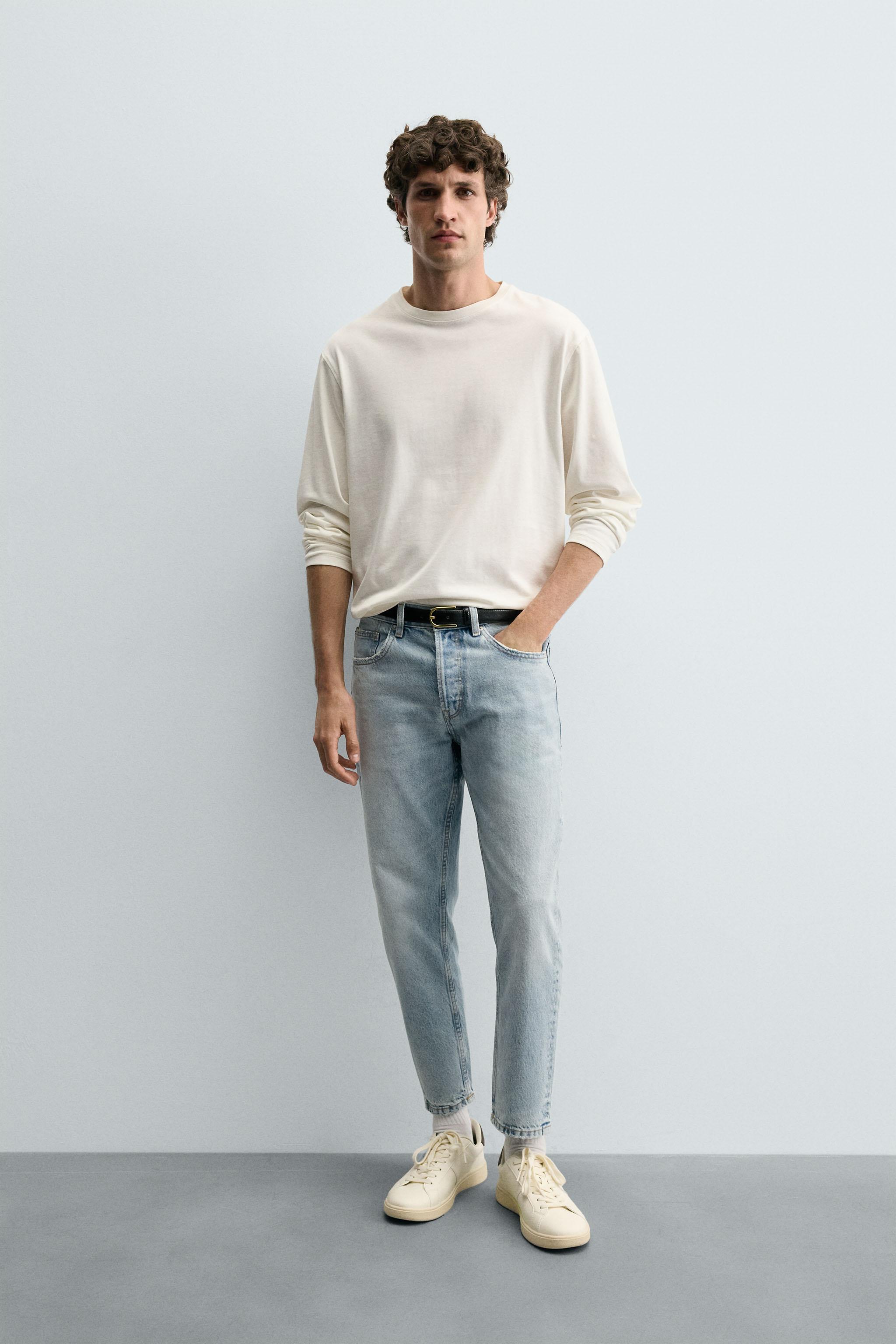 ZARA ザラ ストレッチ ダメージ加工スリムフィットジーンズ 【公式通販】