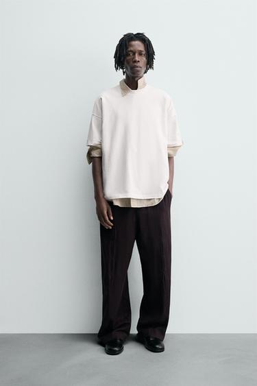 PEACH PRINT T-SHIRT - White by Zara - Image 0