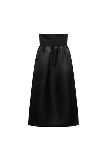 STRAIGHT FIT CONTRAST KNIT DRESS