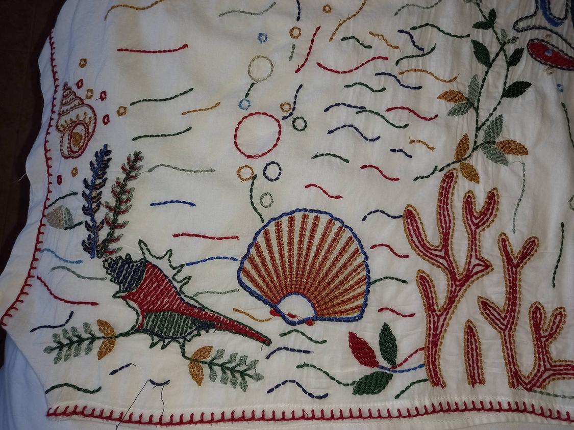EMBROIDERED COTTON BLOUSE - Image 3