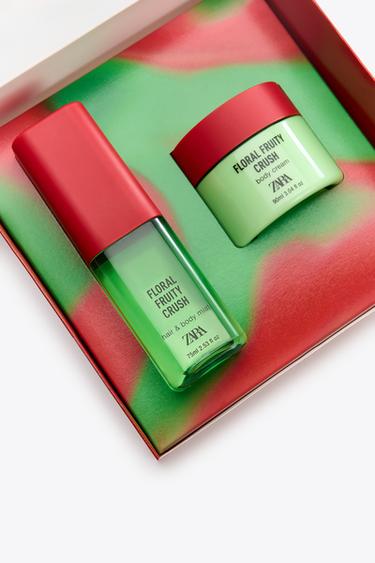 FLORAL FRUITY CRUSH HAIR&BODY MIST 75ML (2.54 FL.OZ) + BODY CREAM 90ML (3.04 FL.OZ) -  by Zara - Image 1