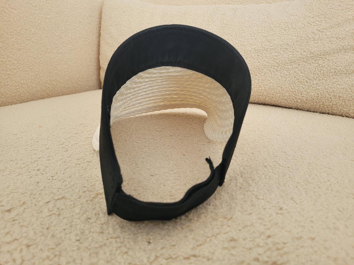 CONTRAST RAFFIA VISOR - Image 7