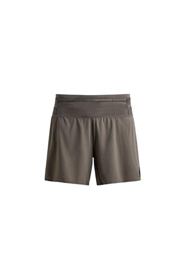 Zara TRAIL RUNNING SHORTS - Anthracite grey