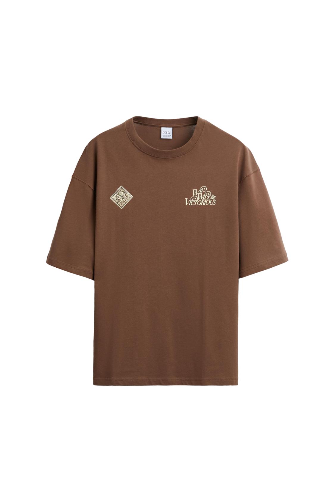 CONTRAST PRINTED T-SHIRT - Image 5
