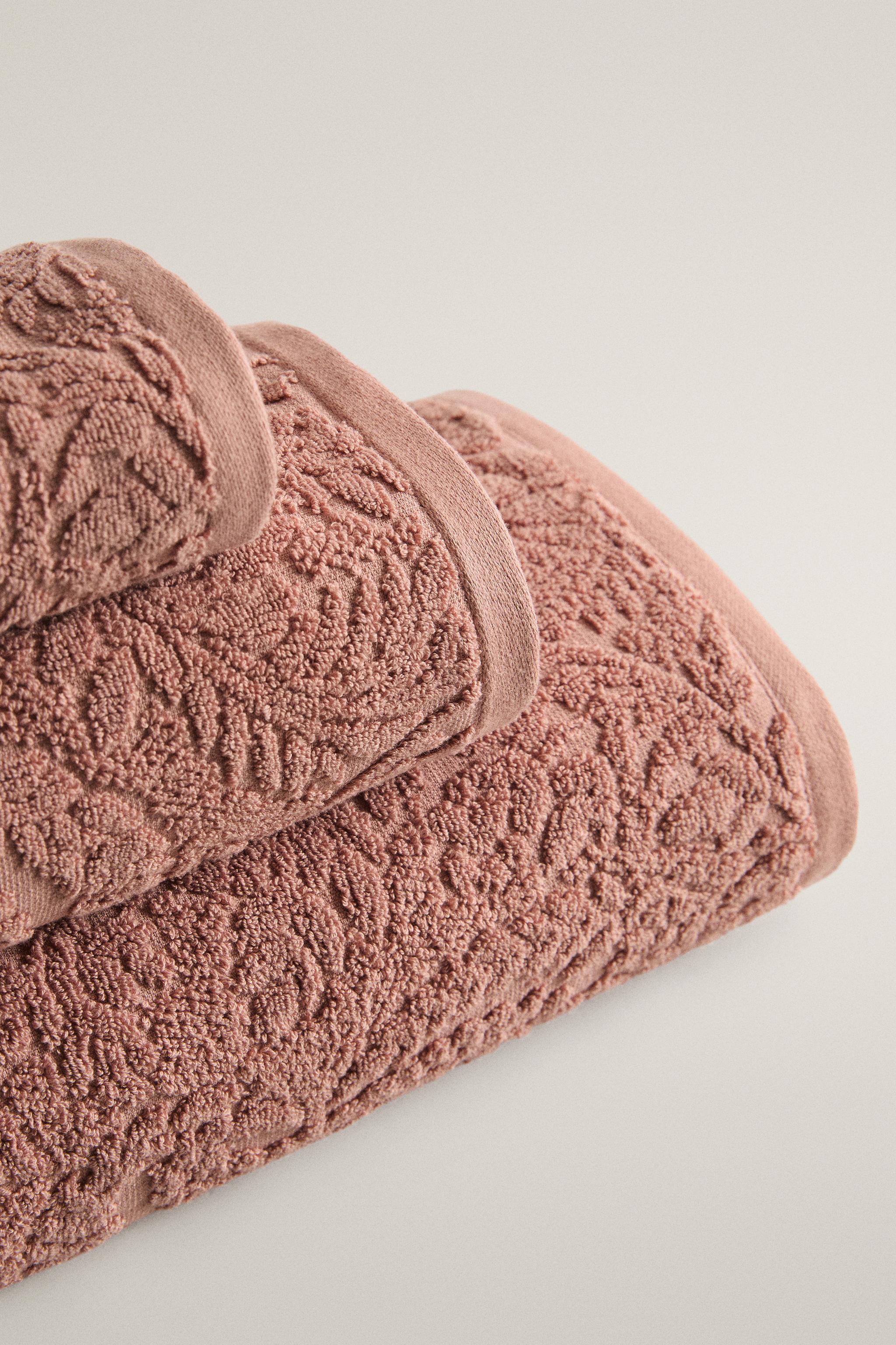 SERVIETTE DE BAIN JACQUARD PAISLEY