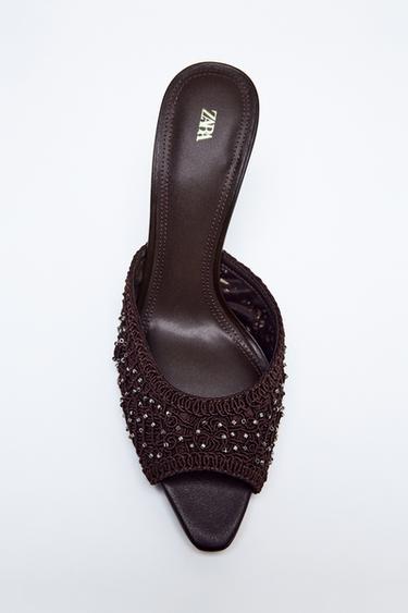 Zara SÄDELEVAD KANGASKINGAD - Brown