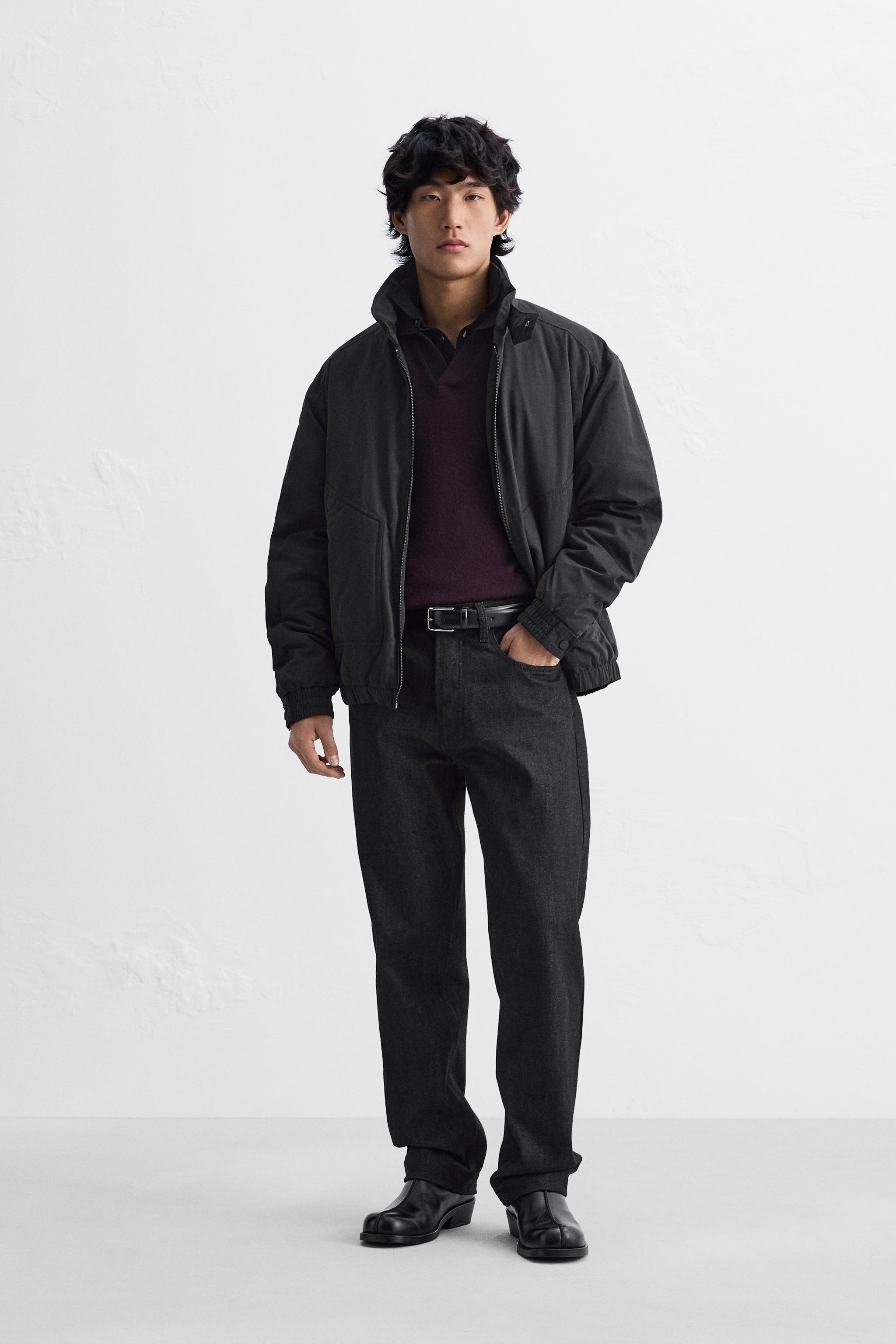 センスのいい お歳暮 キルティングジャケット - 日本 / Japan ZARA | ブラック メンズウェア