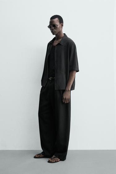 GEOMETRIC EMBROIDERY SHIRT - Grey by Zara - Image 3