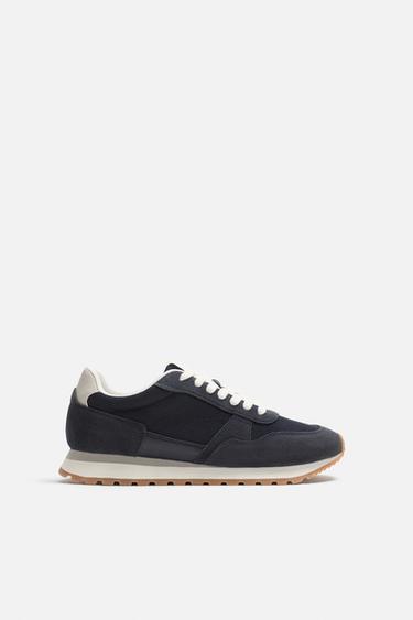 RETRO-STYLE SNEAKERS - Blue by Zara