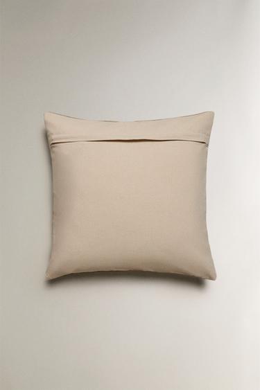 HOUSSE COUSSIN FLEUR - Vert clair de Zara - Image 2