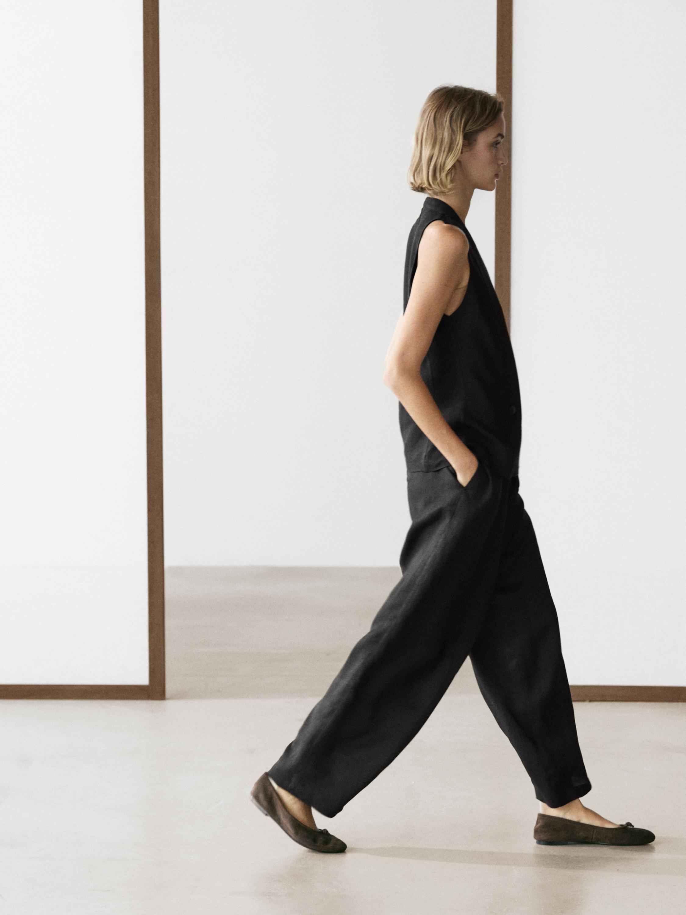 Gilet croisé avec boutons