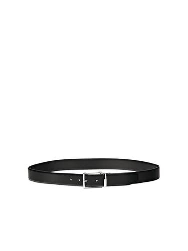 Zara Reversible nappa leather belt - Black