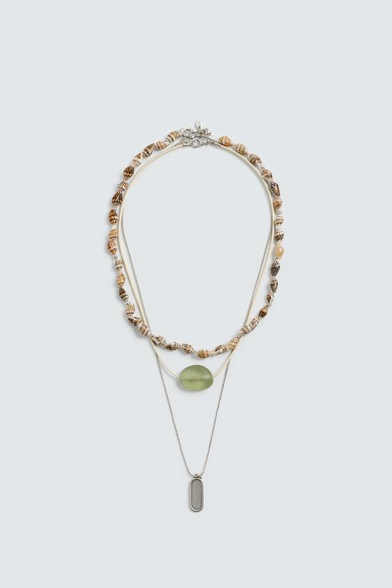 PACK OF COMBINATION NECKLACES various ZARA UAE Dubai