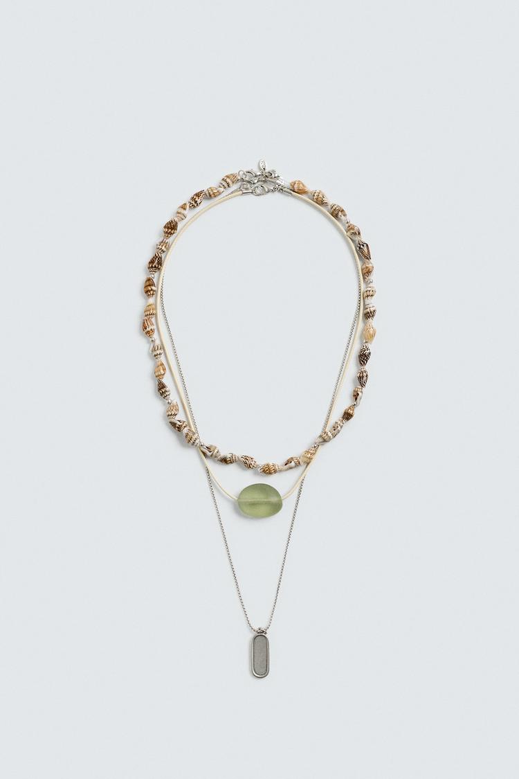 PACK OF COMBINATION NECKLACES various ZARA India1