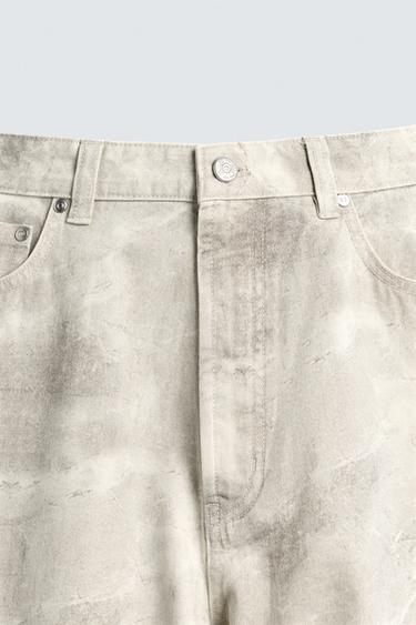 BAGGY FIT JEANS - Printed by Zara - Image 7
