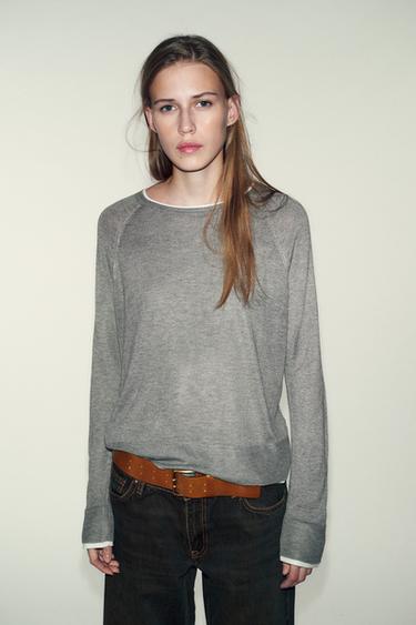 JERSEY PUNTO DOBLE - Gris vigoré de Zara