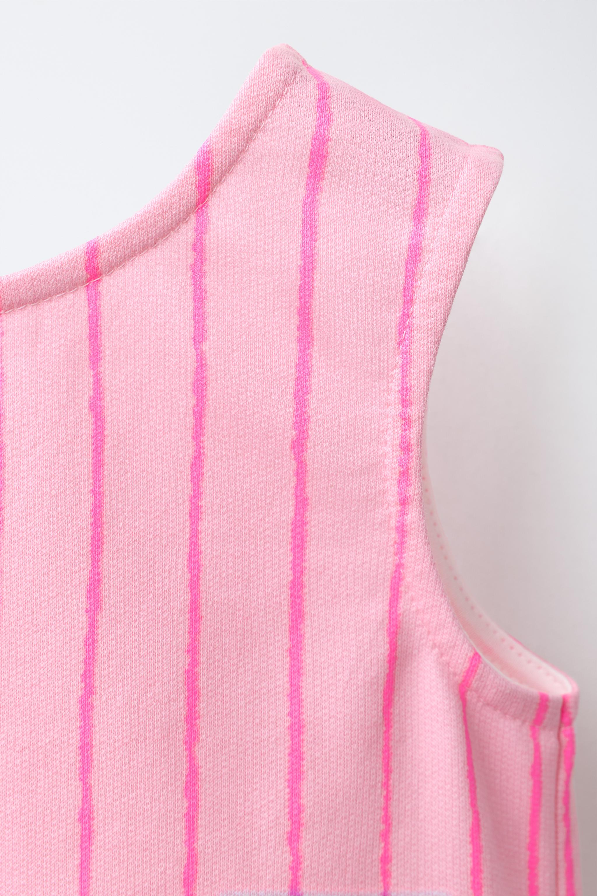 Детские топы Zara CONTRAST STRIPE TOP — фото 3