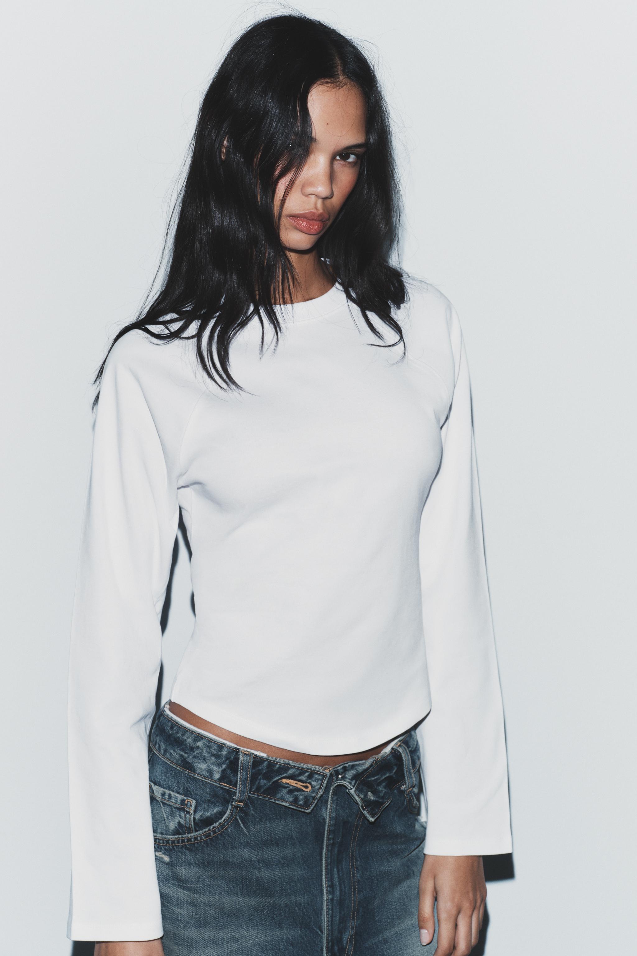 T-SHIRT RAGLAN À MANCHES LONGUES