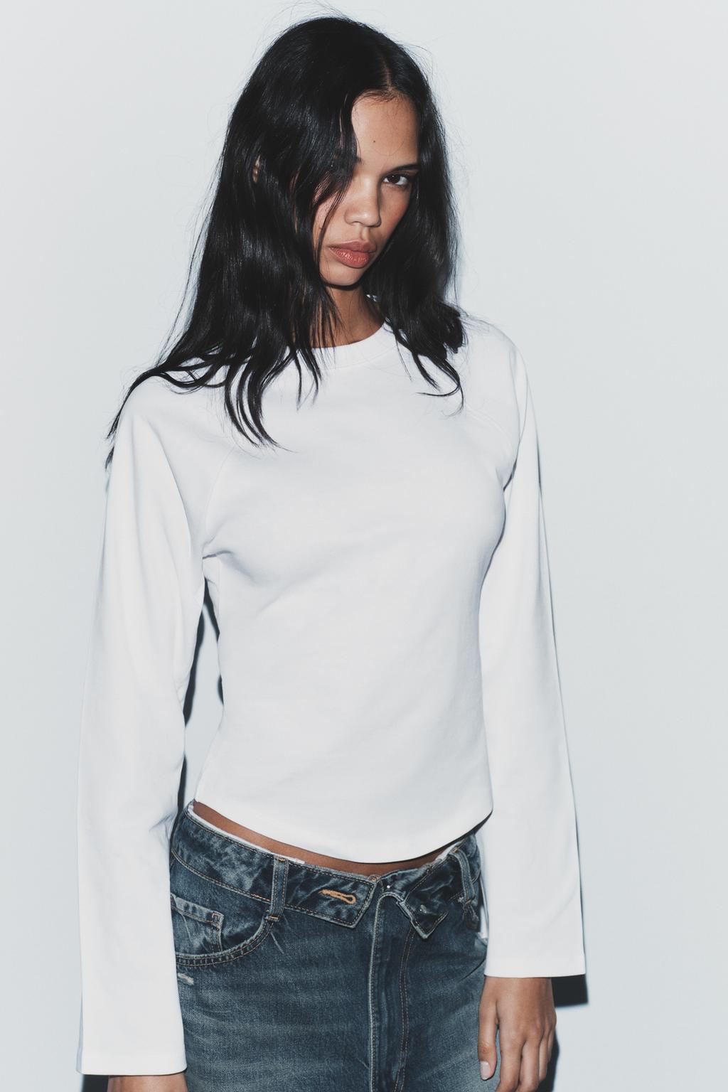 LONG SLEEVE RAGLAN T-SHIRT - image 2