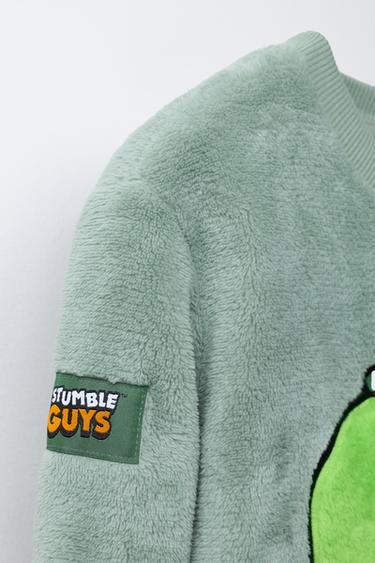 AGES 6-14 / STUMBLE GUYS™ © SCOPELY FLEECE PYJAMAS - Green by Zara - Image 5