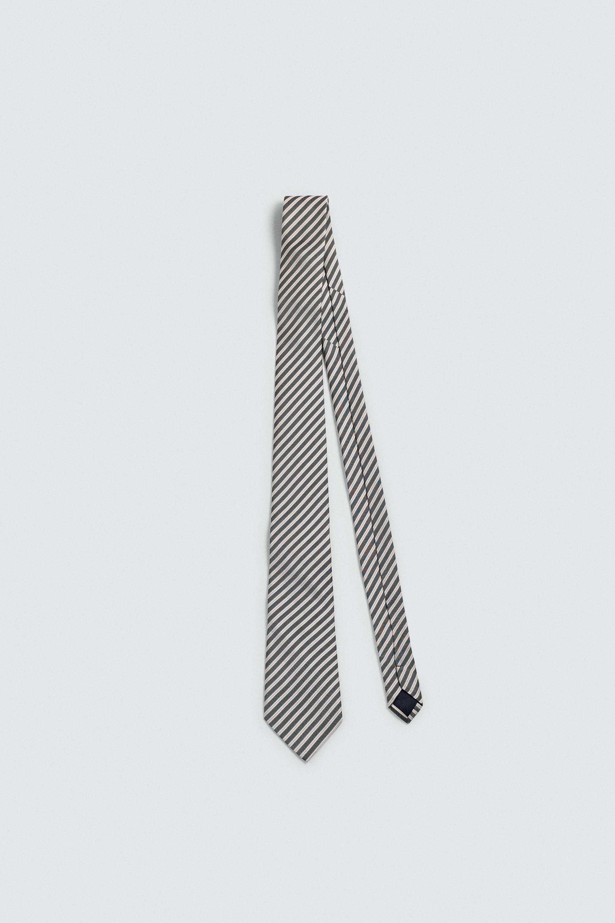 100% SILK STRIPED TIE