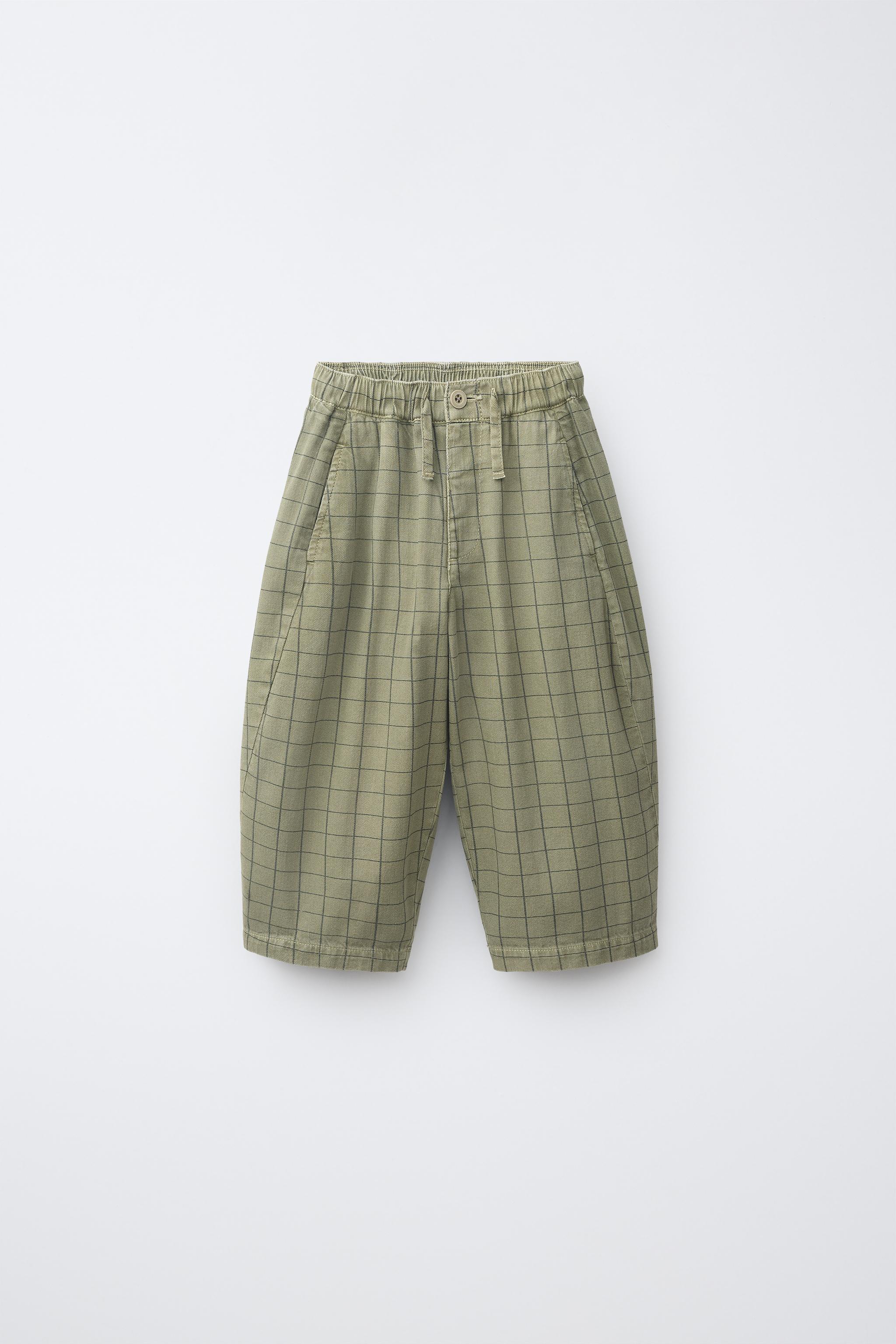 PANTALON BAGGY CONFORT À CARREAUX