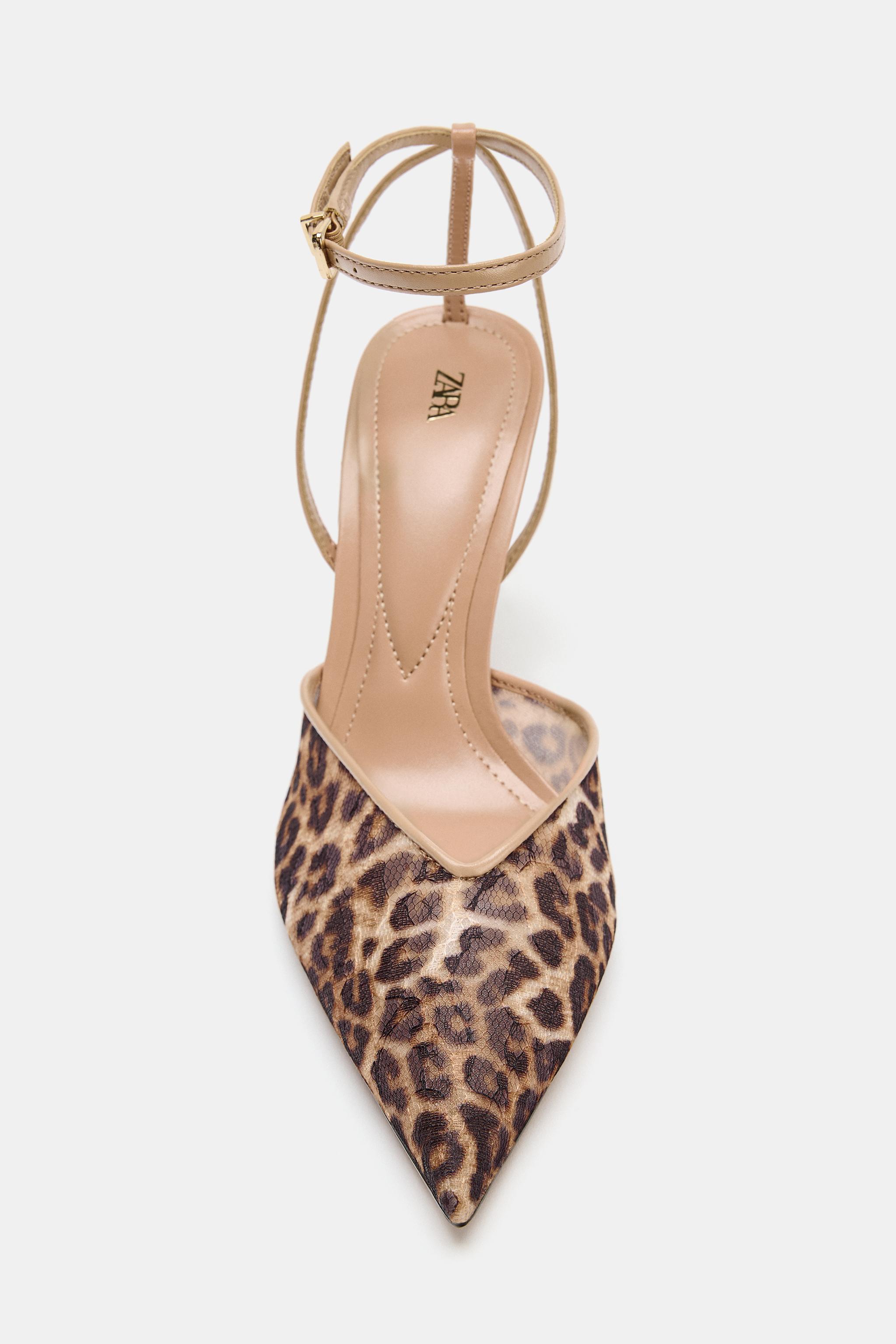 PRINTED MESH HEELS