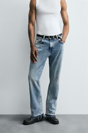 JEAN FLARE FIT - Bleu moyen de Zara
