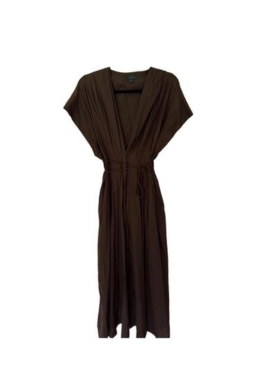 ZW COLLECTION PLEATED MIDI DRESS
