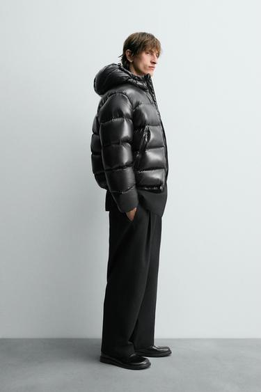 DOUDOUNE 100 % PLUMES DÉPERLANTE - Noir de Zara - Image 3