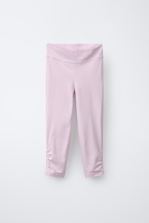 LEGGING CAPRI FRUNCE - Rosa de Zara - Imagen 0