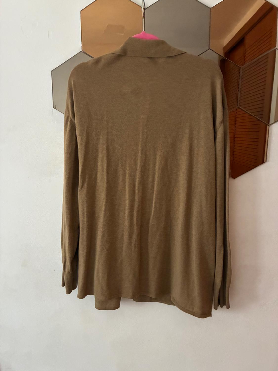 KNIT CARDIGAN WITH SIDE BUTTONS - Image 4