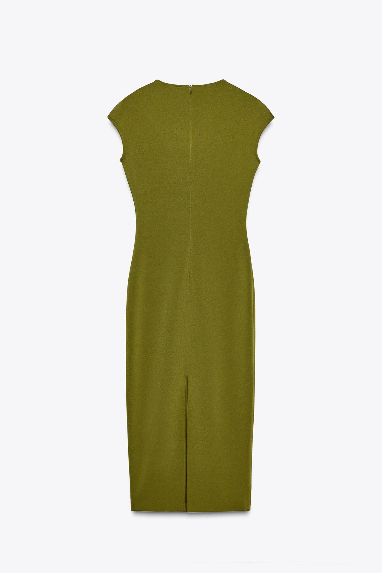 FITTED CREPE DRESS