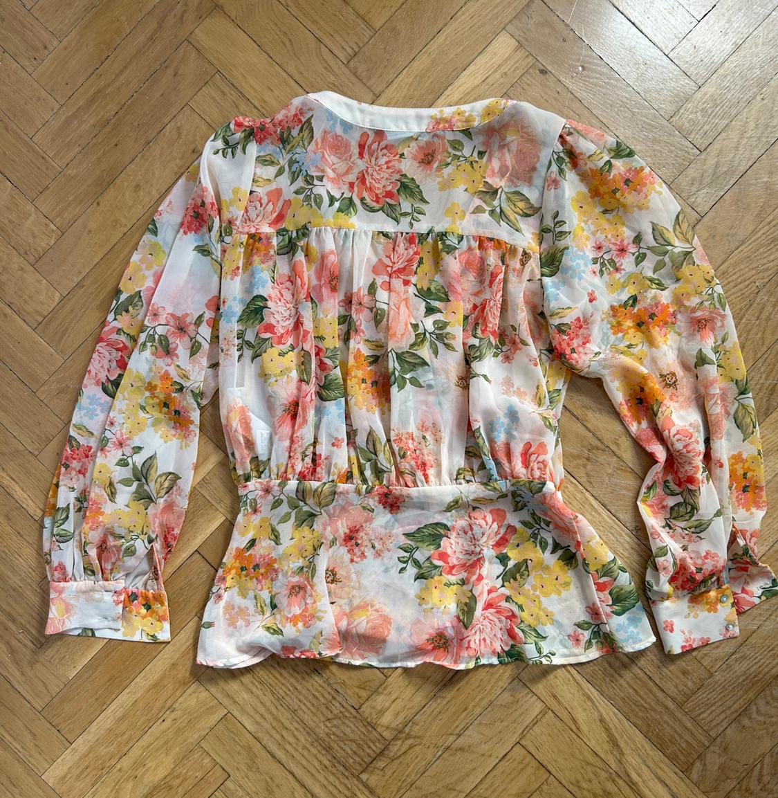 FLORAL PRINT BLOUSE - Image 7