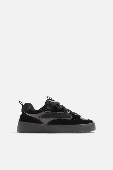 SKATE STYLE TRAINERS - Black by Zara