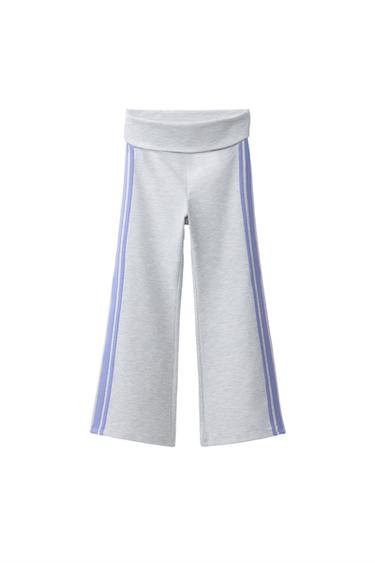 LEGGING FLARE BANDAS LATERALES - Gris vigoré de Zara