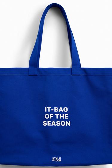 ZARA STYLENOTCOM SHOPPER BAG - Blue by Zara - Image 2