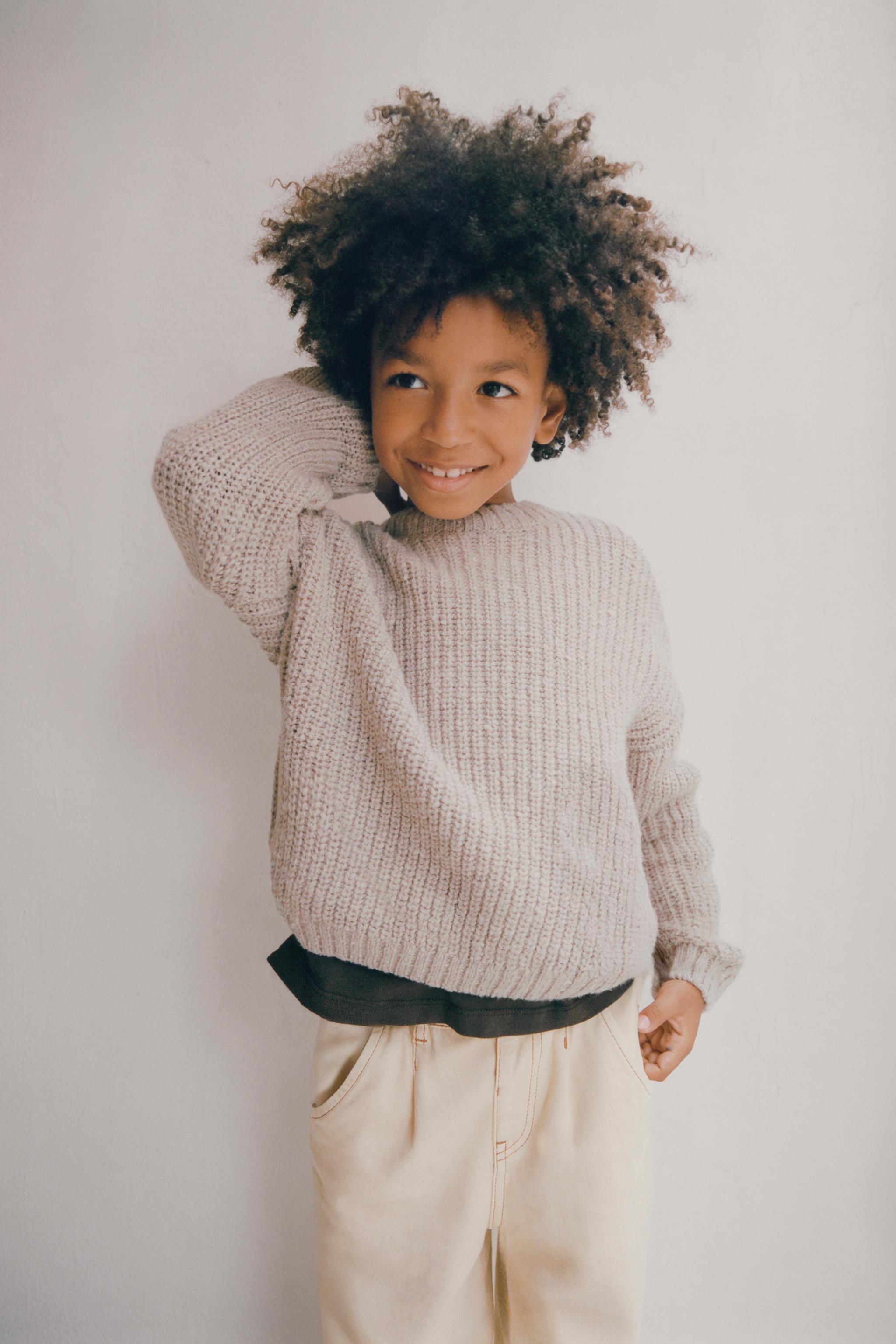CHUNKY KNIT JUMPER WITH WOOL