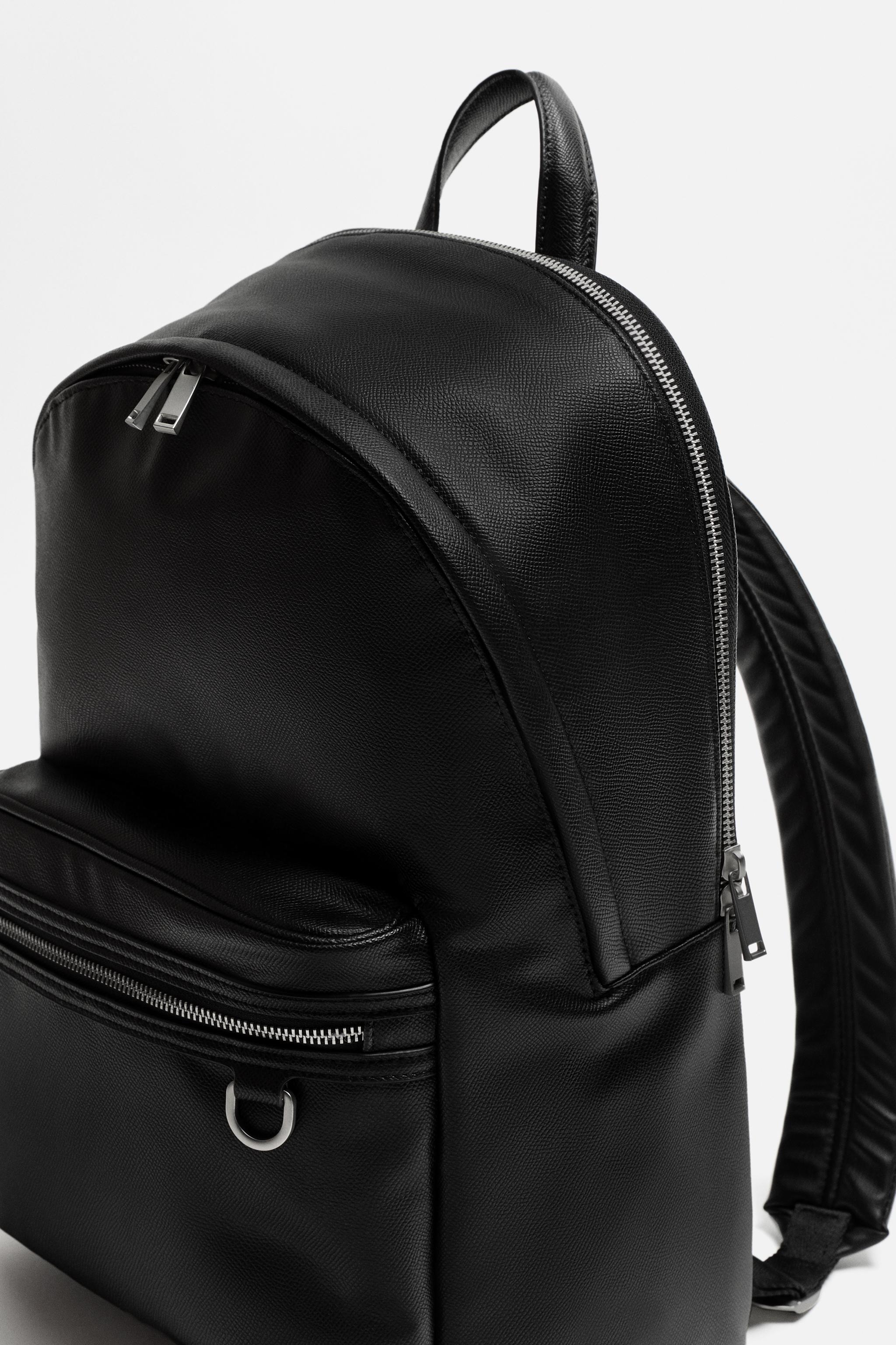 TEXTURED BACKPACK Black ZARA South Africa