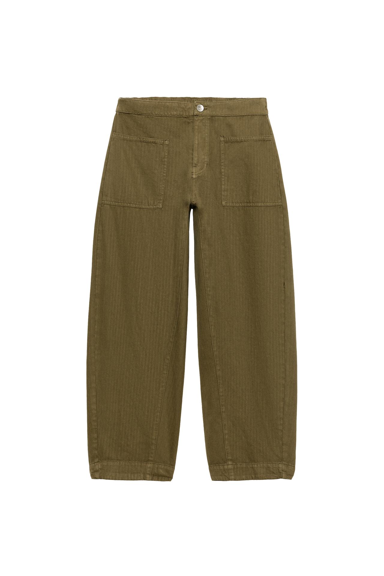 Брюки силуэта "бочонок" ZW COLLECTION