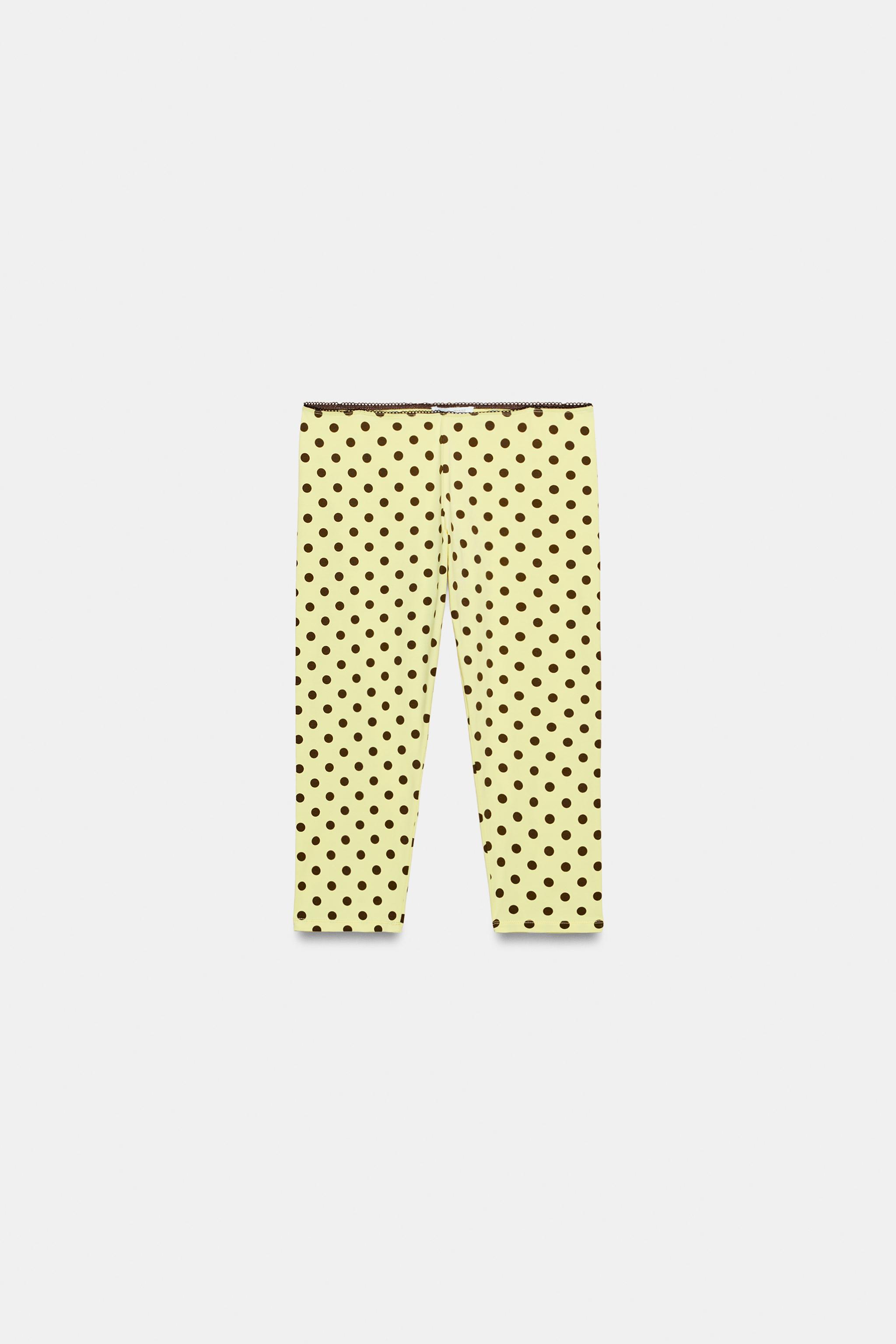 PANTALON CAPRI À POIS
