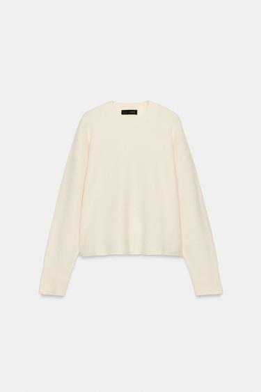 JERSEY EFECTO SUAVE - Crudo de Zara - Imagen 0
