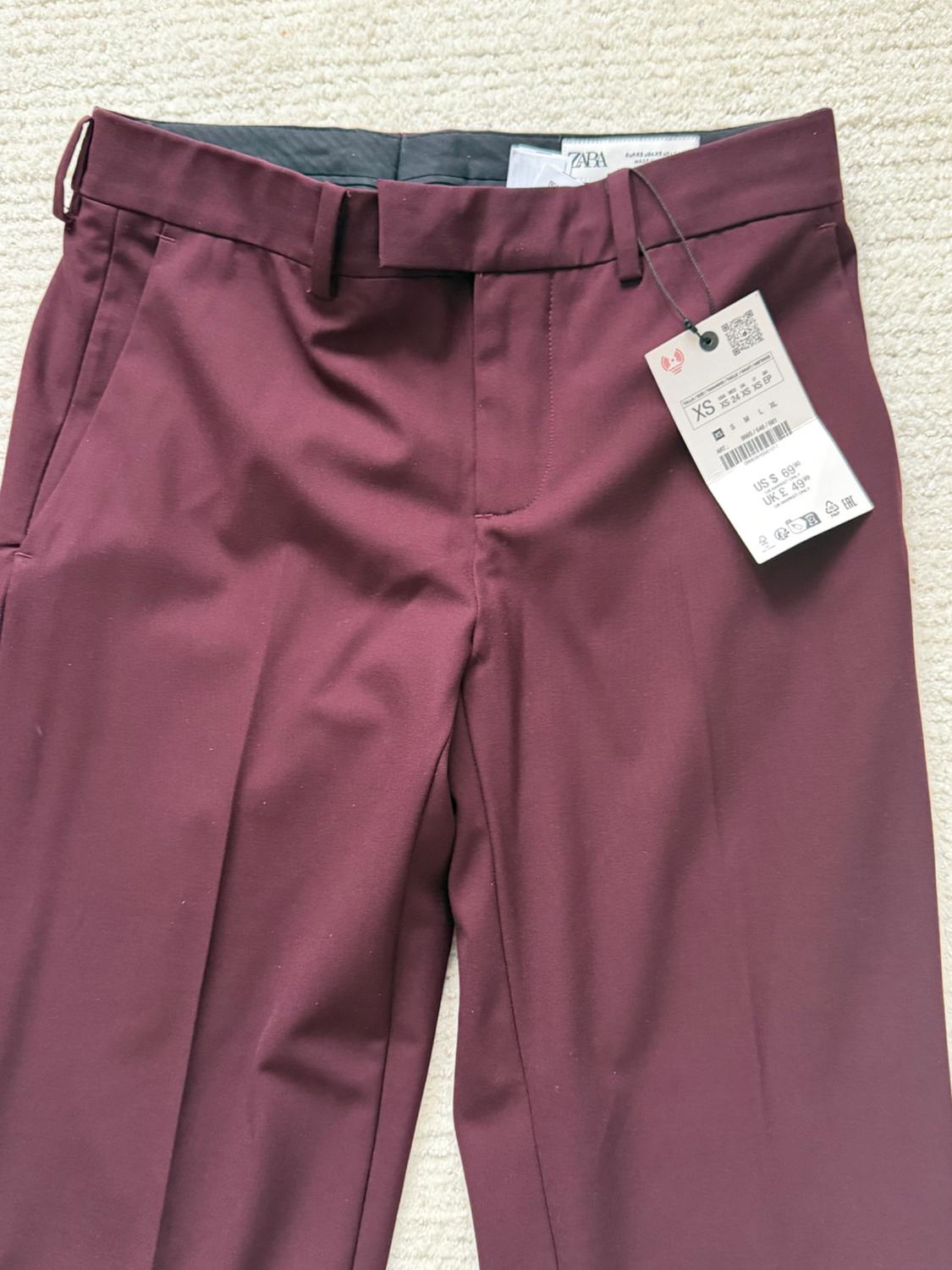 ZW COLLECTION STRAIGHT LEG PANTS - Image 2