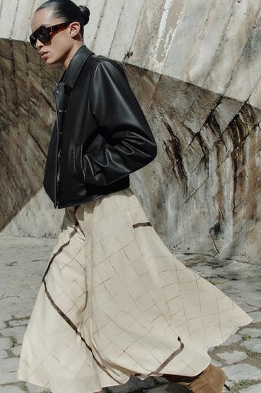 FAUX LEATHER JACKET - Black by Zara