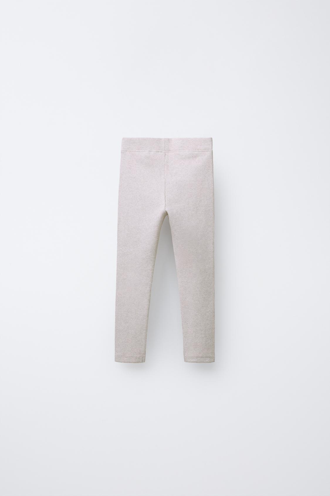 LEGGINGS RIB MED ETIKETT