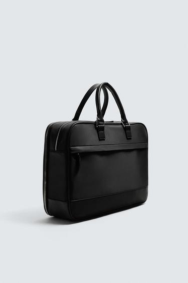 NYLON BRIEFCASE - Black by Zara - Image 1