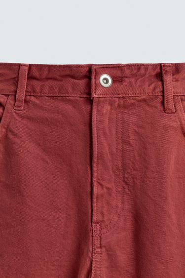 JEAN FLARE FIT - Rouge de Zara - Image 8