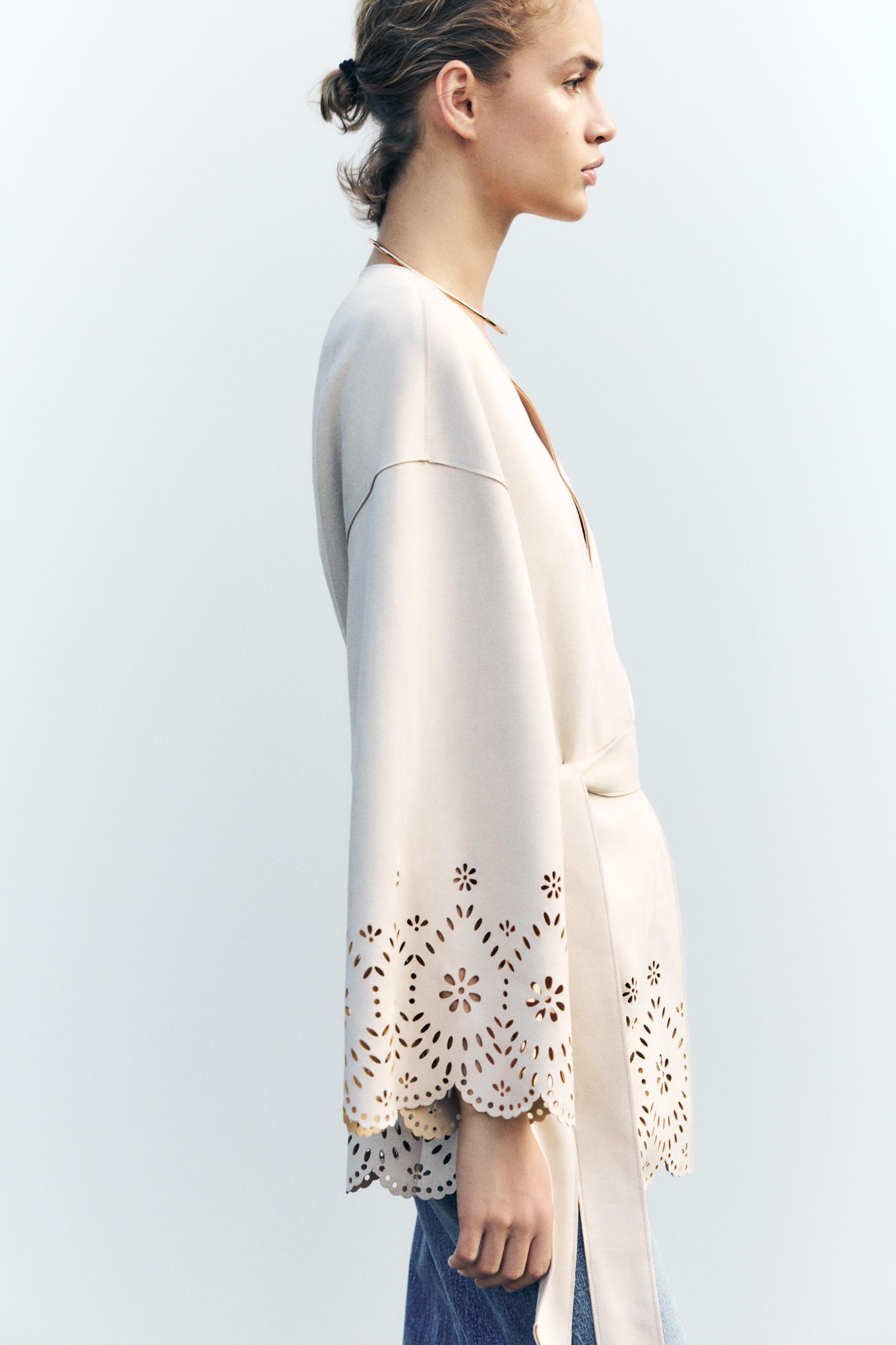 ZARA - ZARA フード付きオーバーサイズ トレンチコート 春