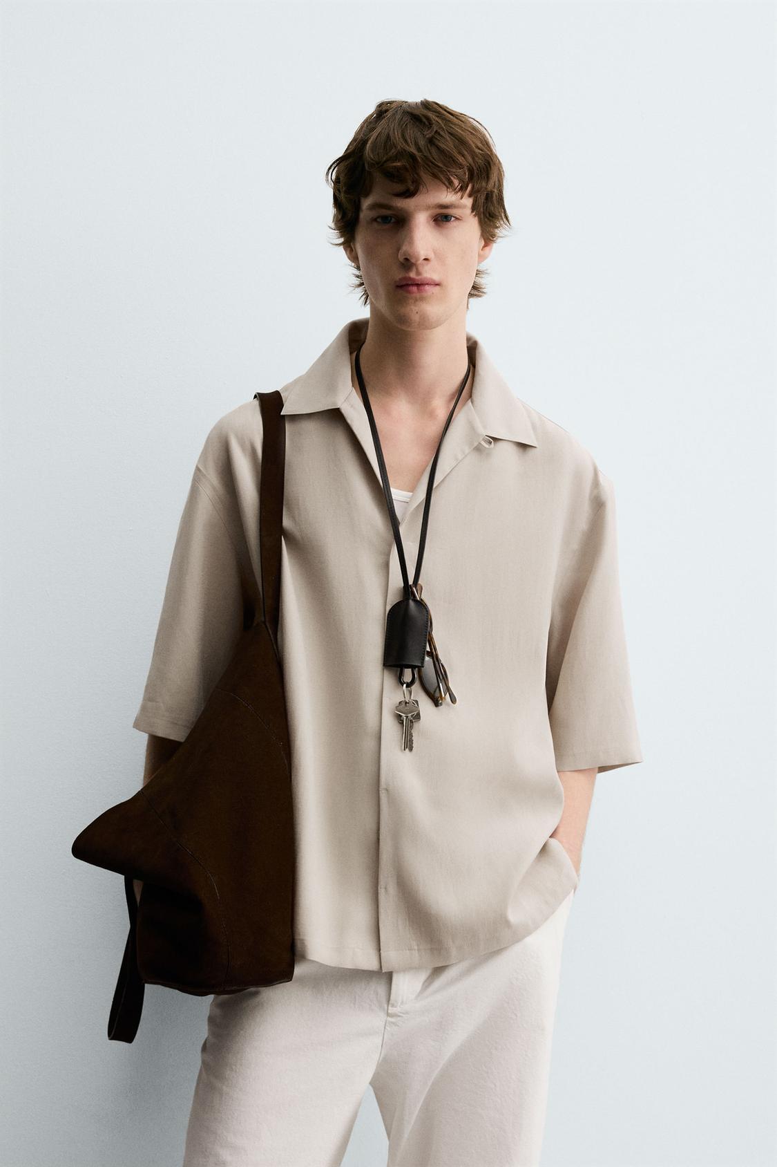 RELAXED FIT FLOWY SHIRT